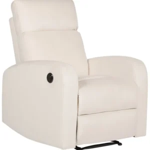 Sedia reclinabile elettrica VERDAL Velluto Crema
