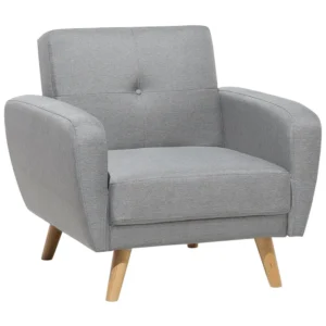 Sedia reclinabile FLORLI Tessuto Grigio evidente