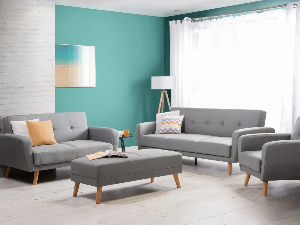 Sedia reclinabile FLORLI Tessuto Grigio trasparente