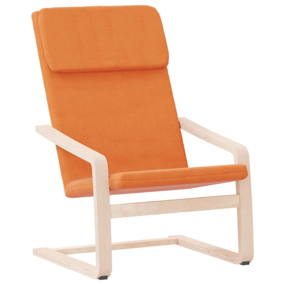 Sedia Relax Giallo Nero Tessuto