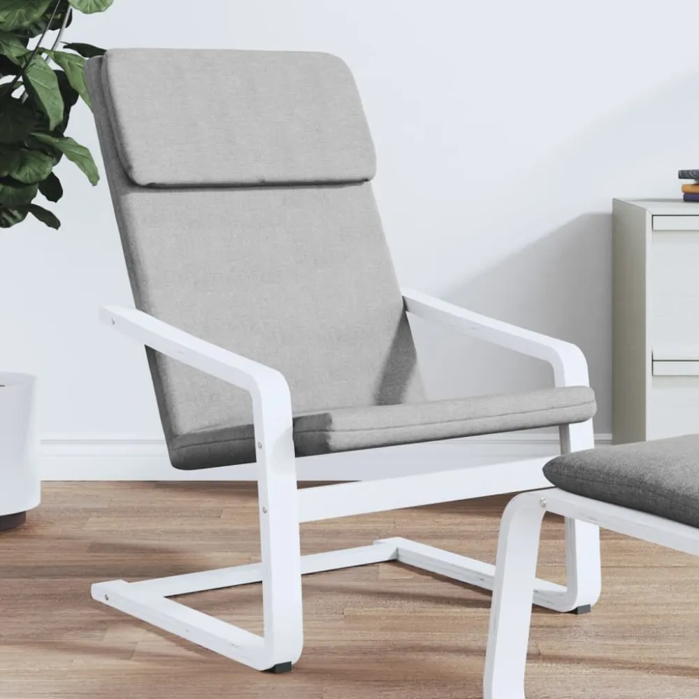 Sedia Relax Grigio Trasparente Tessuto