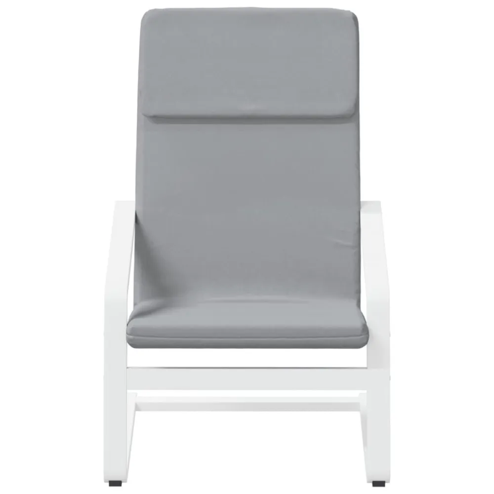 Sedia Relax Grigio Trasparente Tessuto