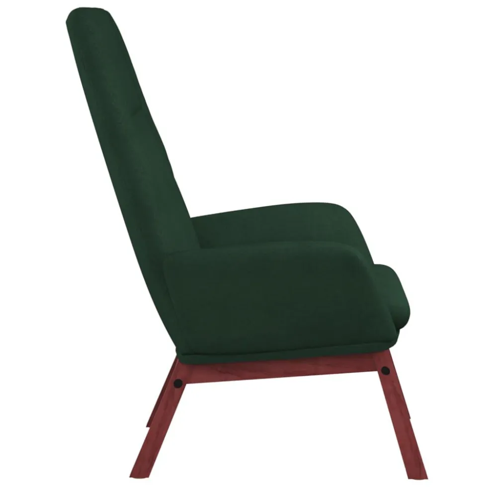 Sedia Relax Verde Tenebroso Tessuto