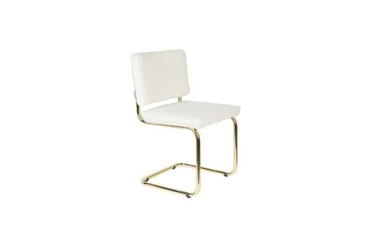 Sedia Teddy tessuto bianco Zuiver - 85cm