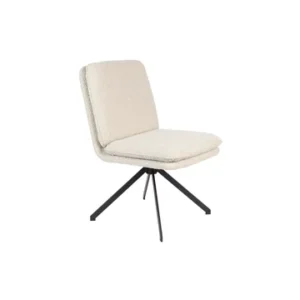Sedia Tyler tessuto bianco Zuiver - 85cm