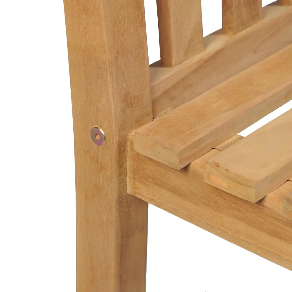 Sedie da Esterno 2 pz Legno Massello di Teak