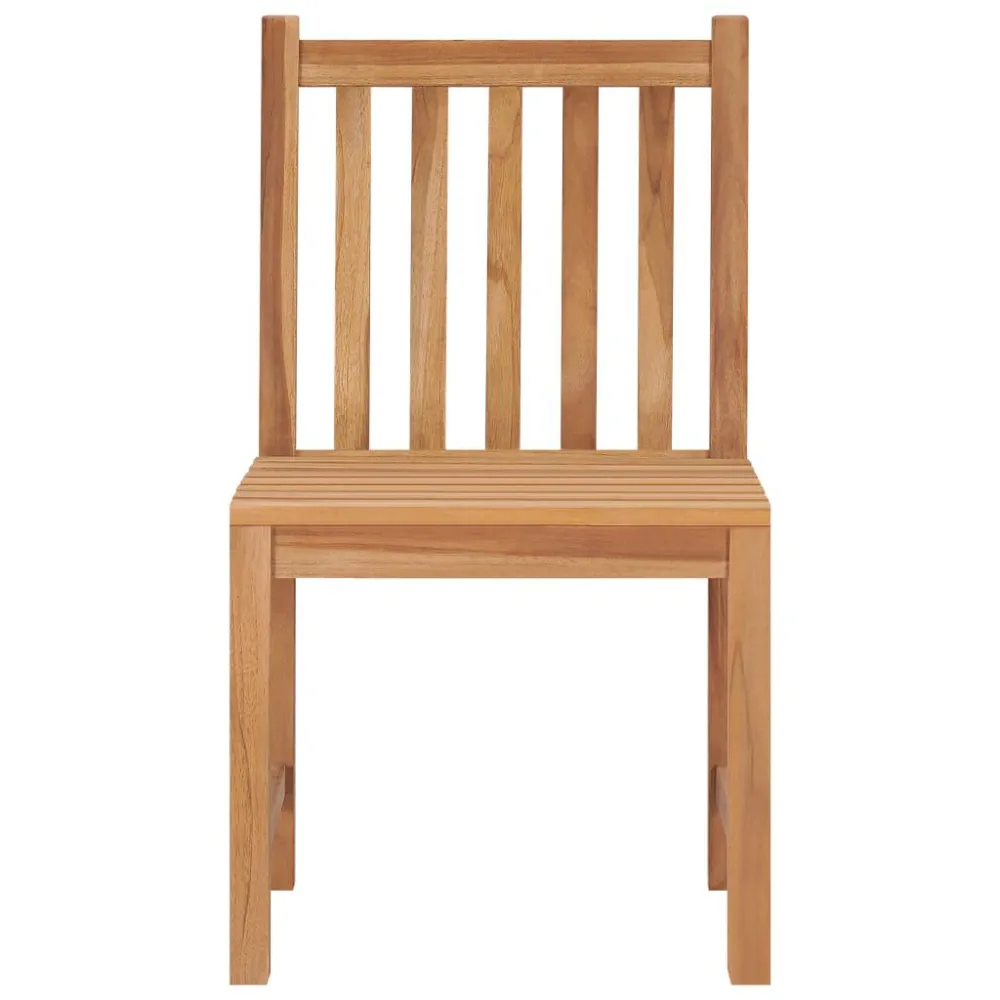 Sedie da Giardino 2 pz Legno Massello di Teak