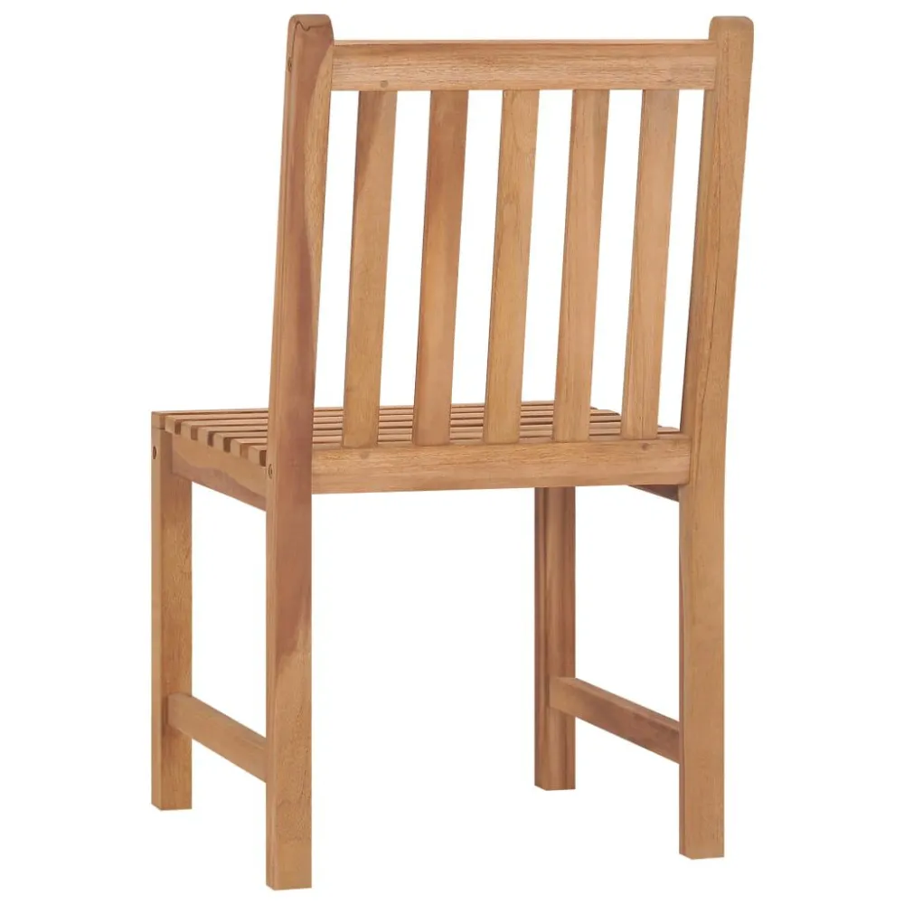 Sedie da Giardino 2 pz Legno Massello di Teak