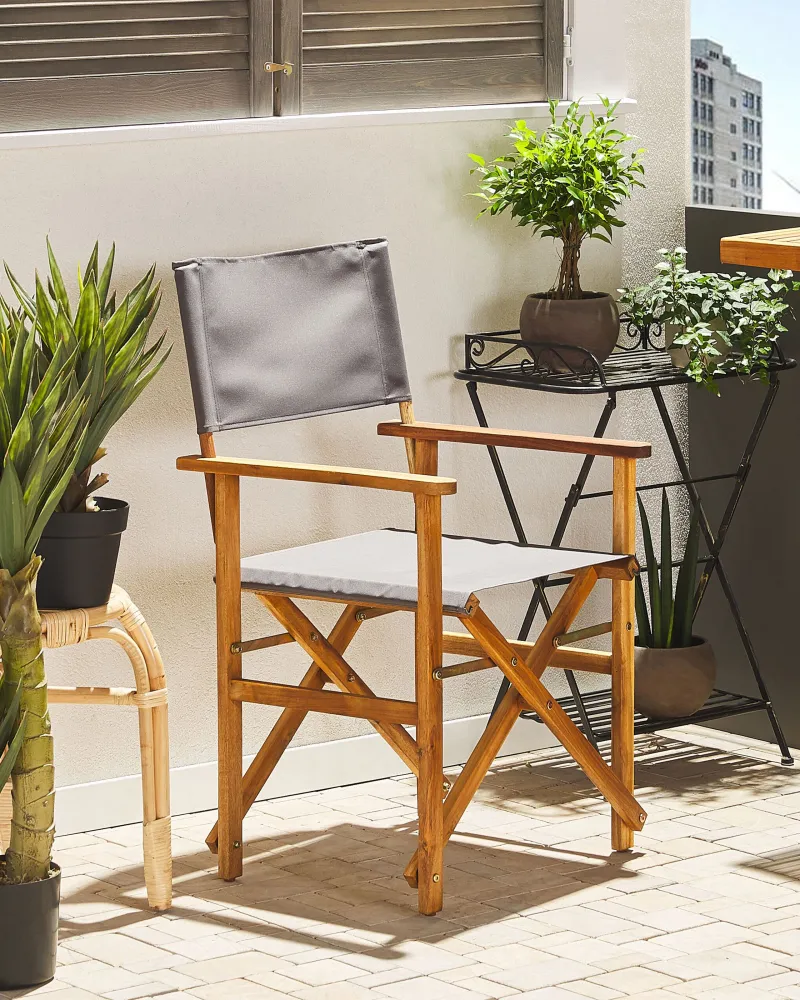 Set di 2 sedie da giardino CINE Legno d'acacia Verde fosco