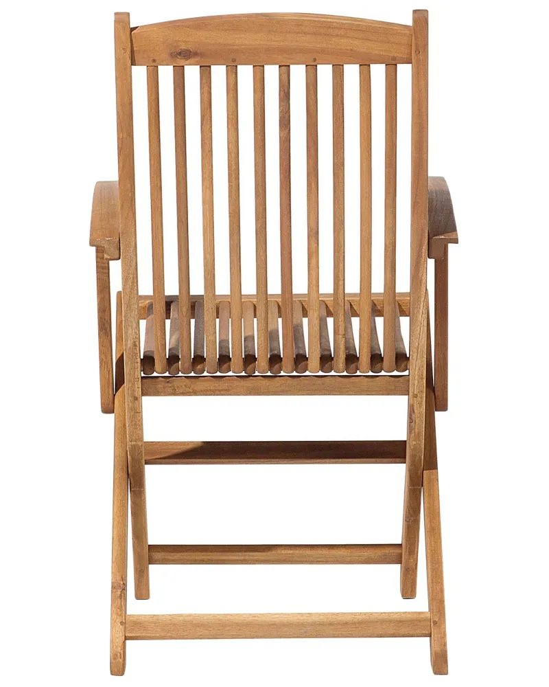 Set di 2 sedie da giardino MAUI Legno d'acacia Legno palese