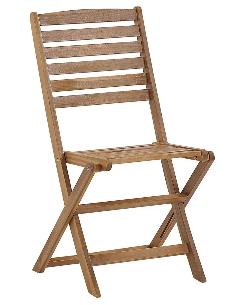 Set di 6 sedie da giardino TOLVE Legno d'acacia Legno trasparente