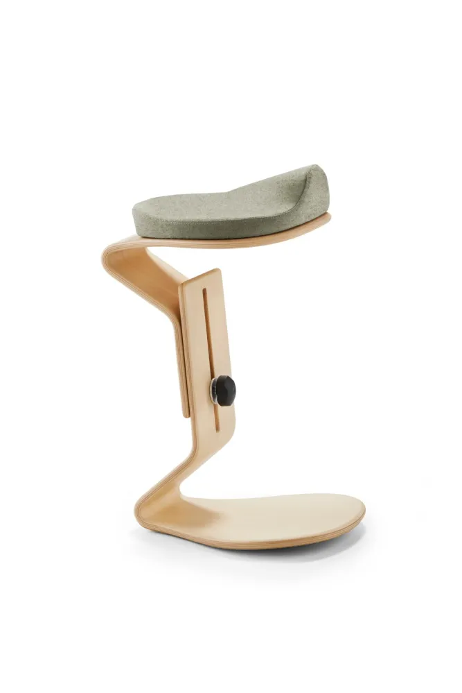 Sgabello NEST NATURE pronto con seduta 3D/comfort grigio 1189_96_32044