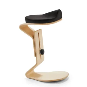 Sgabello NEST NATURE pronto con seduta 3D/comfort nero 1189_96_30317