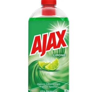 Ajax Pavimenti Limone 1.25Lt | Detergente Universale | Pulito Brillante Senza Strofinare | Formula 93% Biodegradabile | Fl...