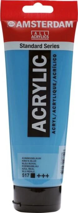 AMSTERDAM COLORE ACRILICO BLU REALE 517 250ML