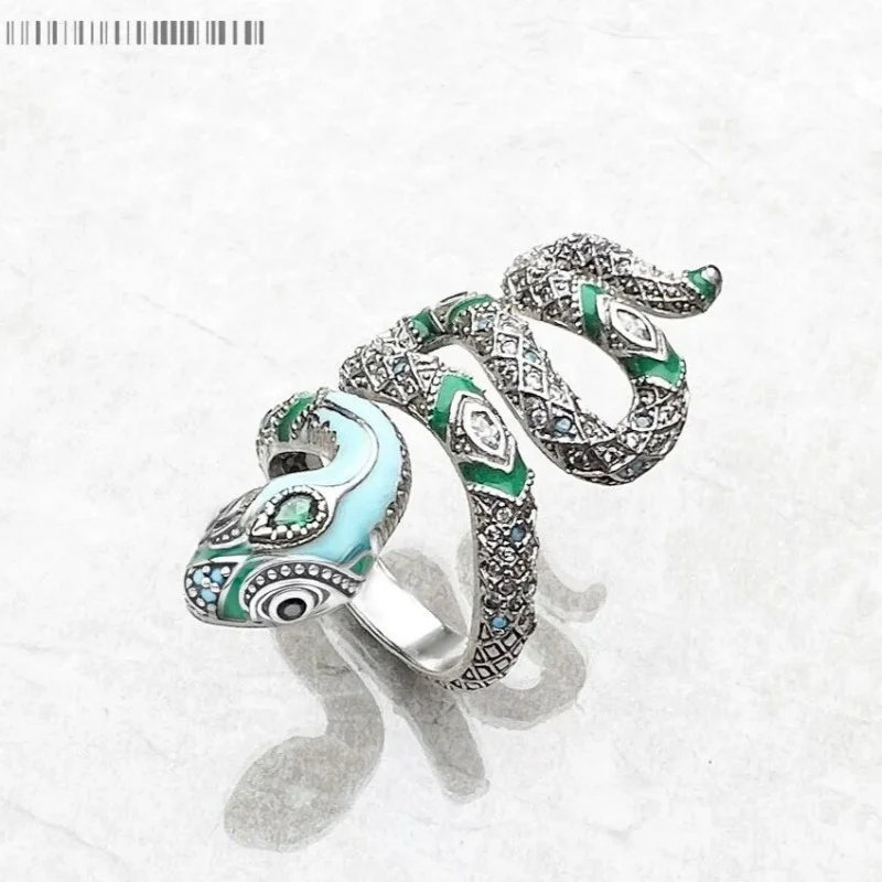 Anello Serpente Smeraldo - Exception®