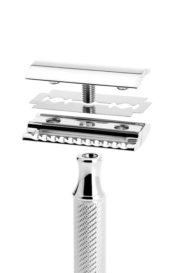 Antiga Barbearia de Bairro Double Edge Safety Principio del rasoio reale