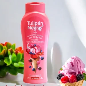 BAGNOSCHIUMA YOGURT CON FRUTTI ROSSI TULIPAN NEGRO
