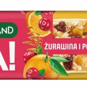 Bakalland Ba! Barretta di muesli ai mirtilli rossi e arancia 40 g