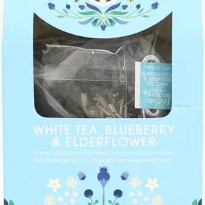 TÈ BIANCO CON MIRTILLI ROSSI E MIRTILLI NERI BIO-PIRAMIDI (15 x 2 g) 30 g - ENGLISH TEA SHOP