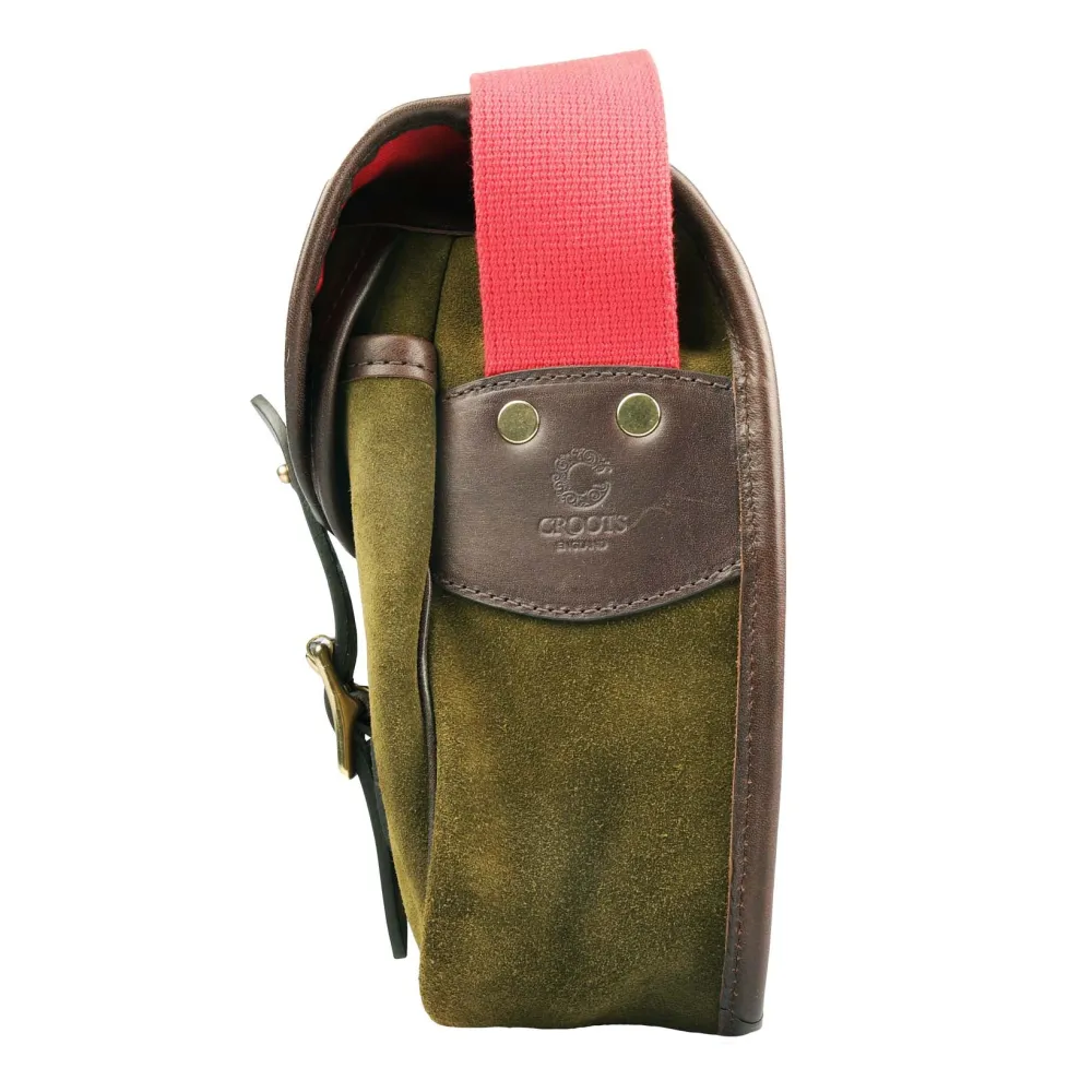 Borsa pelle scamosciata