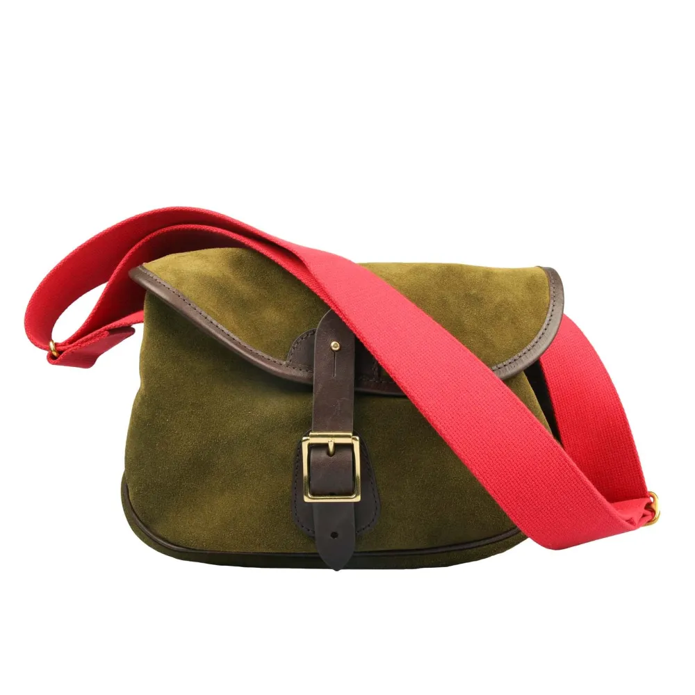 Borsa trota piccola pelle scamosciata