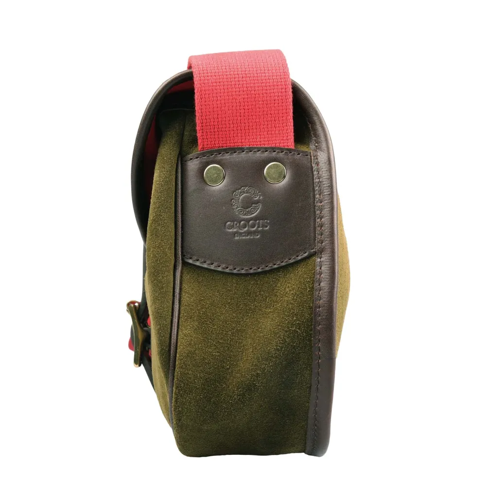 Borsa trota piccola pelle scamosciata