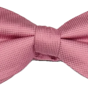 Bow tie seta tinta unita rosa brillante Monsieur