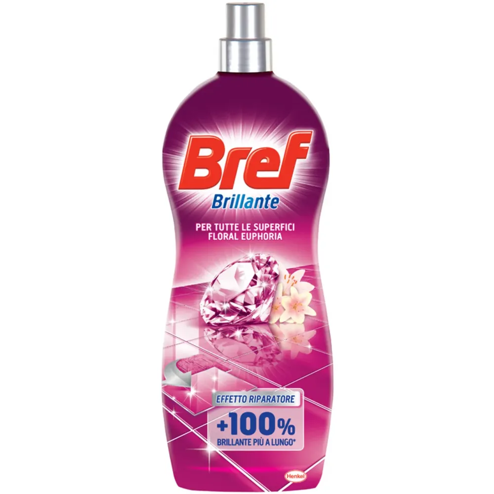 Bref Brillante Pavimenti Floral Euphoria 1250ml – Effetto Riparatore e Brillantezza 100% più Lungo