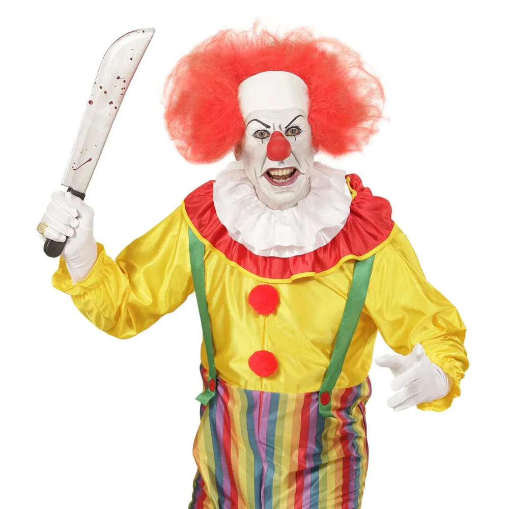 CALOTTA CLOWN IT CON CAPELLI ROSSI