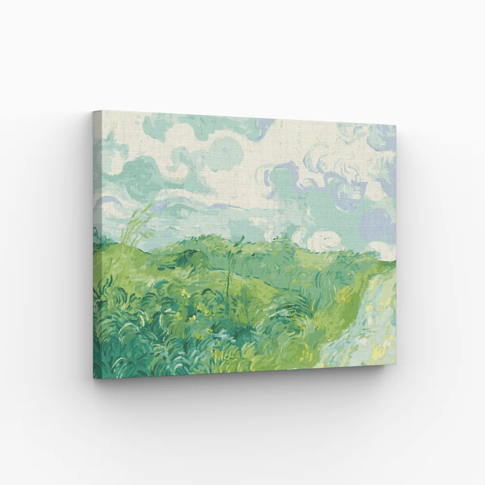 Campi di grano verdi vicino ad Auvers – Vincent van Gogh