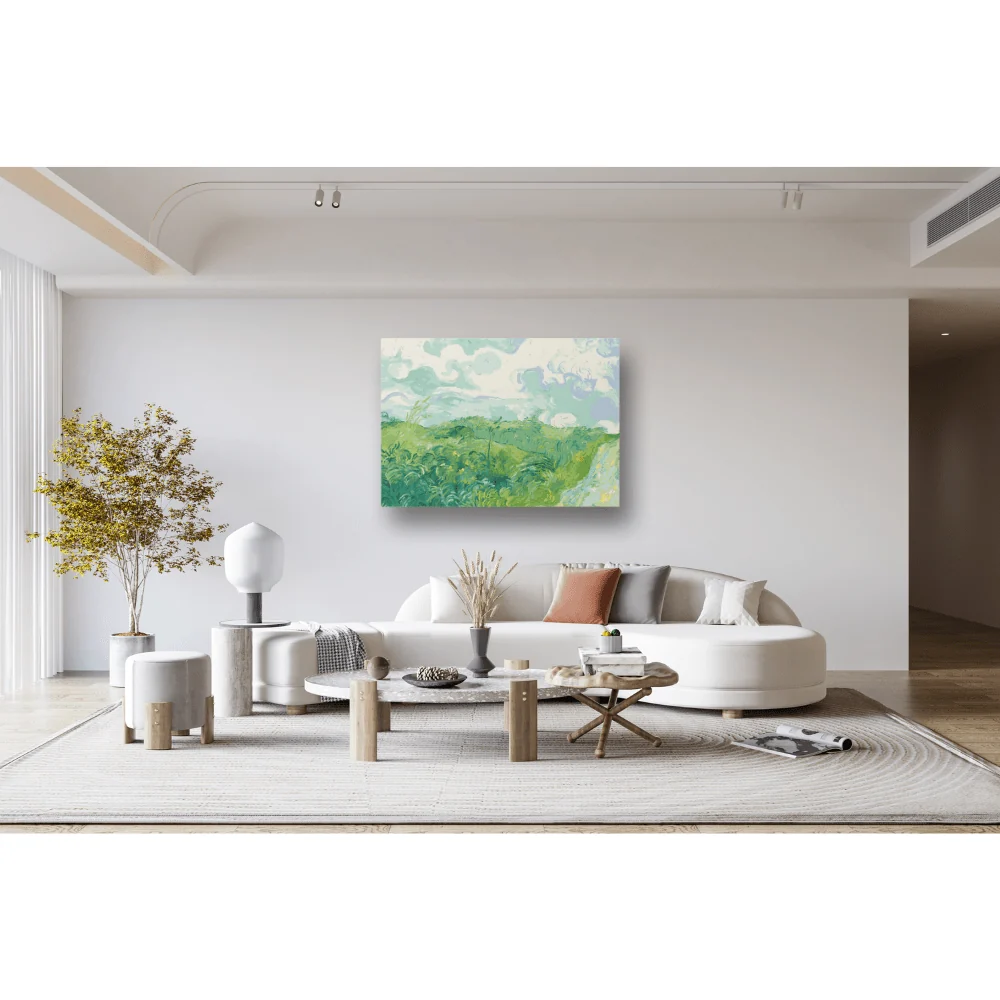Campi di grano verdi vicino ad Auvers – Vincent van Gogh
