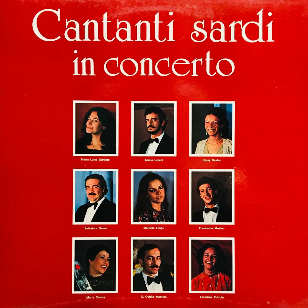 CANTANTI SARDI CONCERTO - Martin y Soler, Donizetti, Mozart, Verdi, Mascagni, Puccini | LP