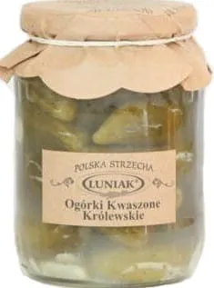 Cetrioli all'aceto reale 710g Luniak