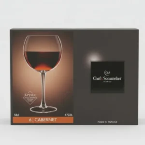 Chef & Sommelier Cabernet - Set 6 Calici Degustazione Vini Rossi 58 cl (19,5 oz)