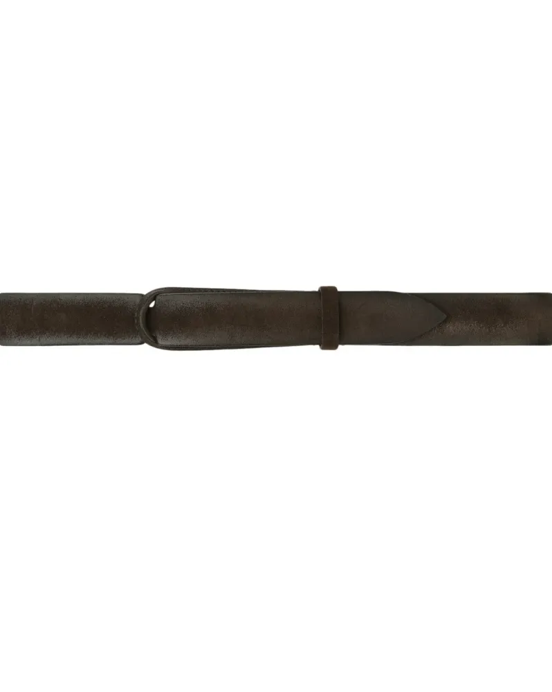 Cintura pelle scamosciata