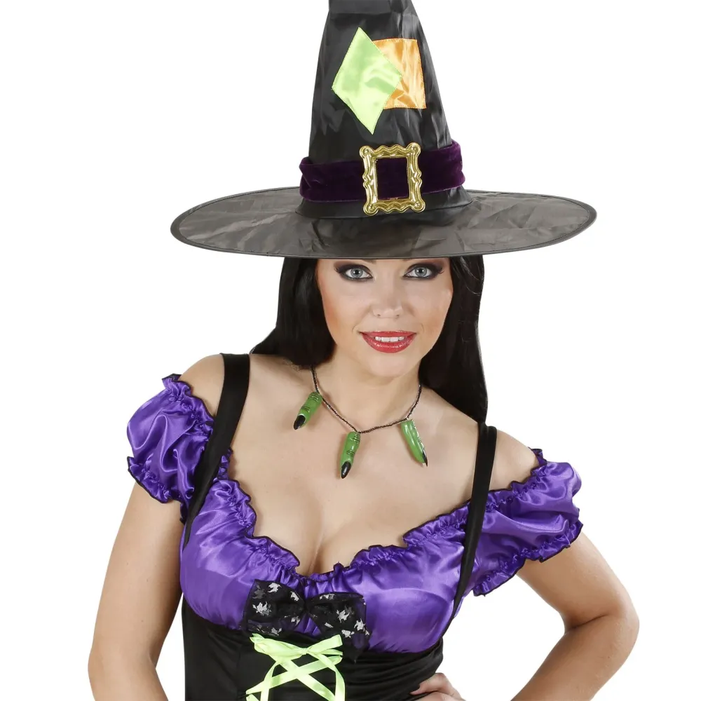 COLLANA STREGA DITA VERDI