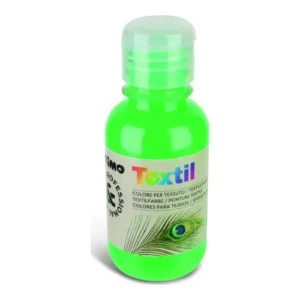 colore fluo per tessuto da 125 ml verde brillante