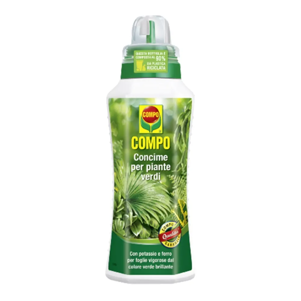 Concime liquido per piante Verdi da interno e da balcone fertilizzante per Felci 1 lt