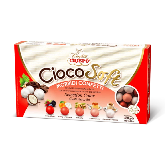 Confetti Crispo - Ciocosoft Selection Color Rossi - 900g