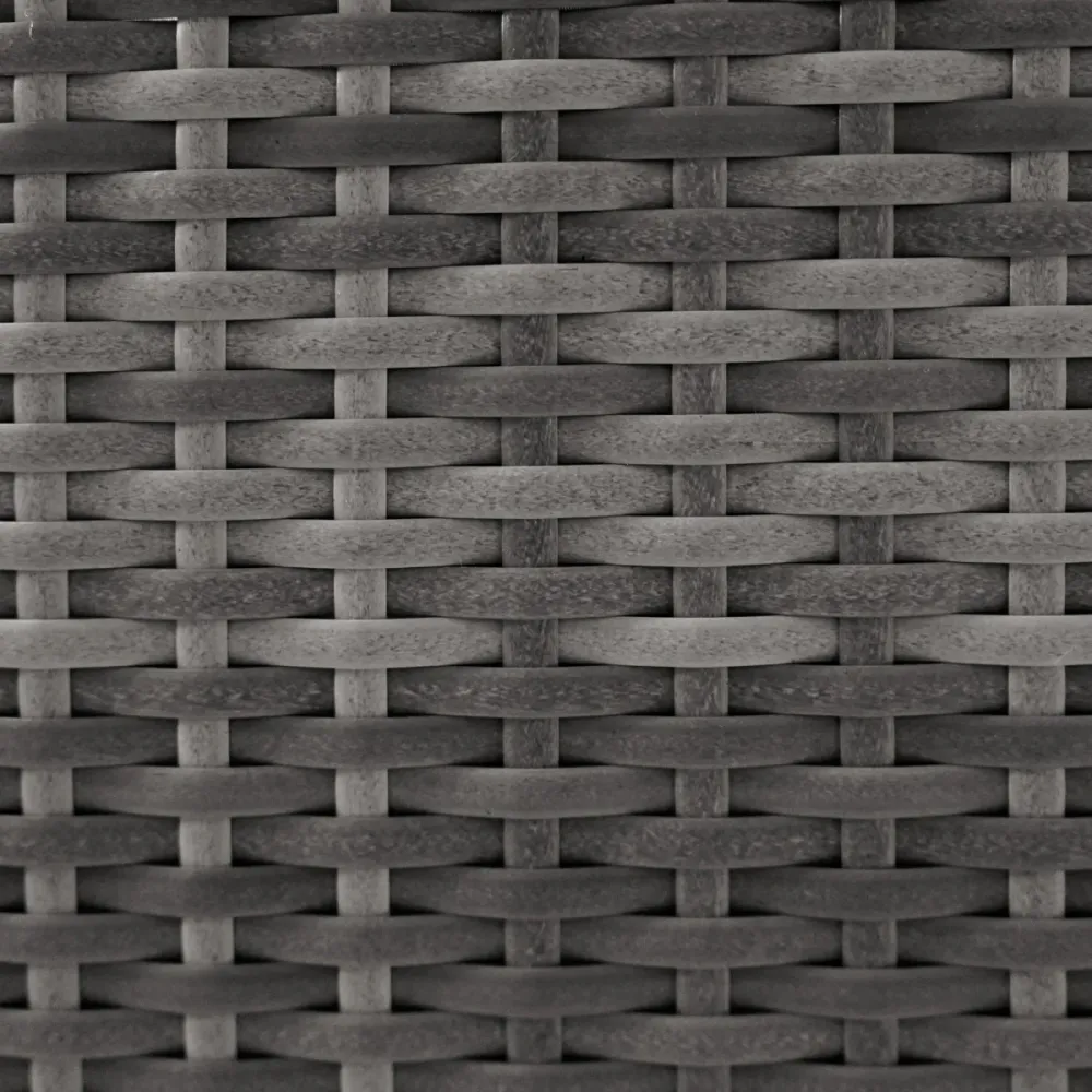 Contenitore per cuscini rattan – Grigio