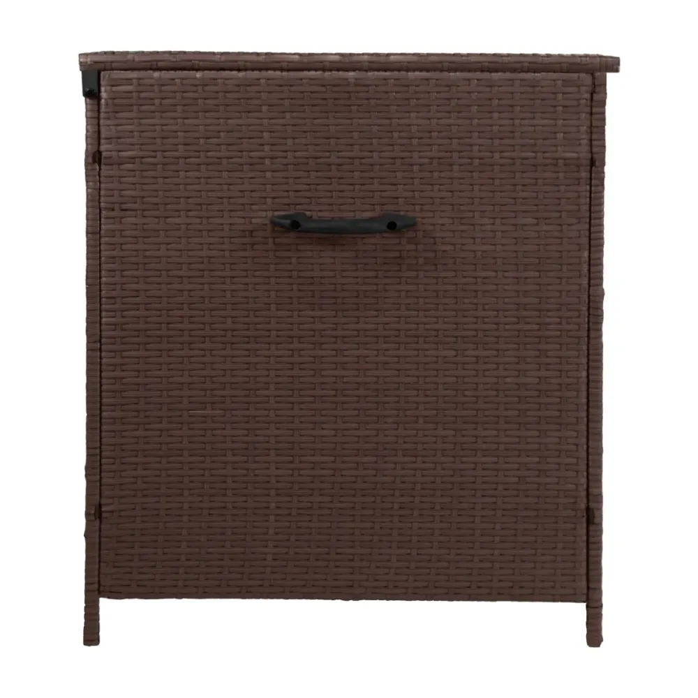 Contenitore per cuscini rattan – Marrone