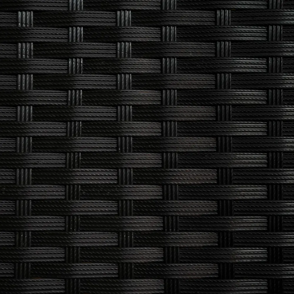 Contenitore per cuscini rattan – Nero