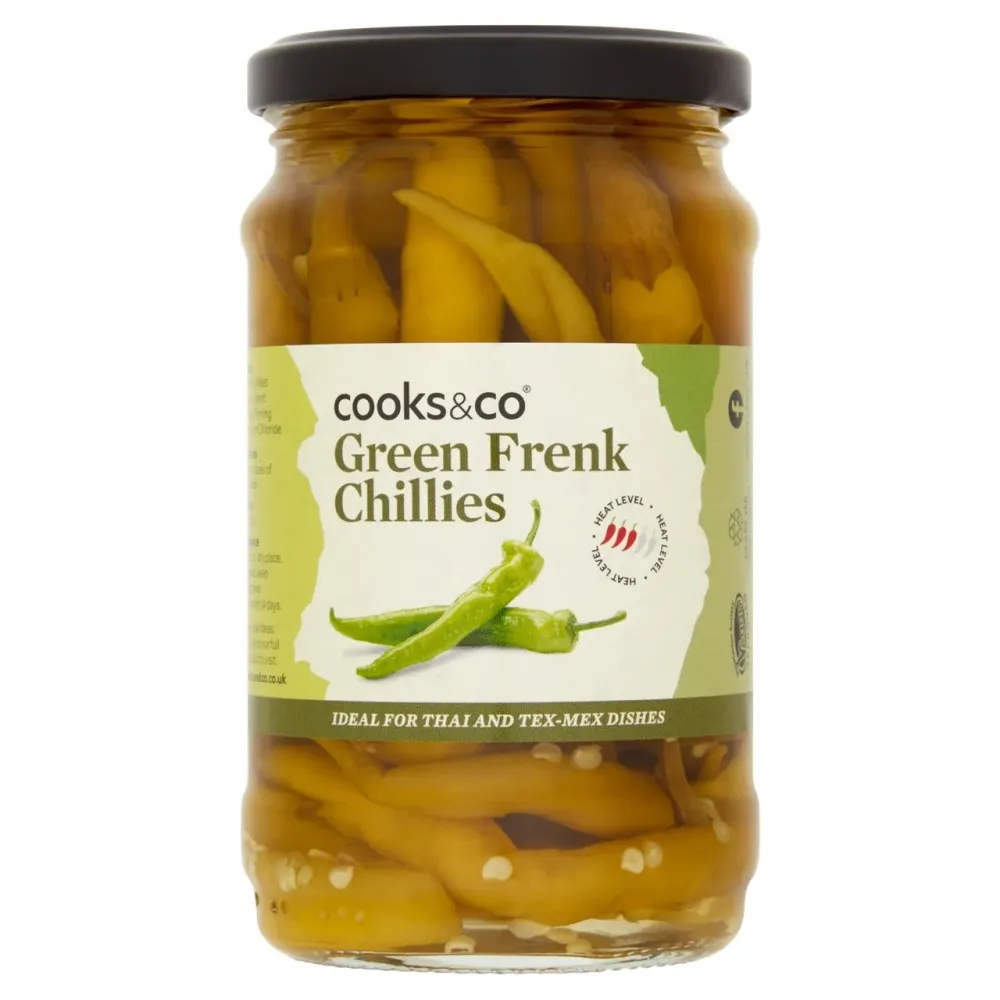 Cooks & Co Peperoncini Frenk Verdi sottaceto 300g