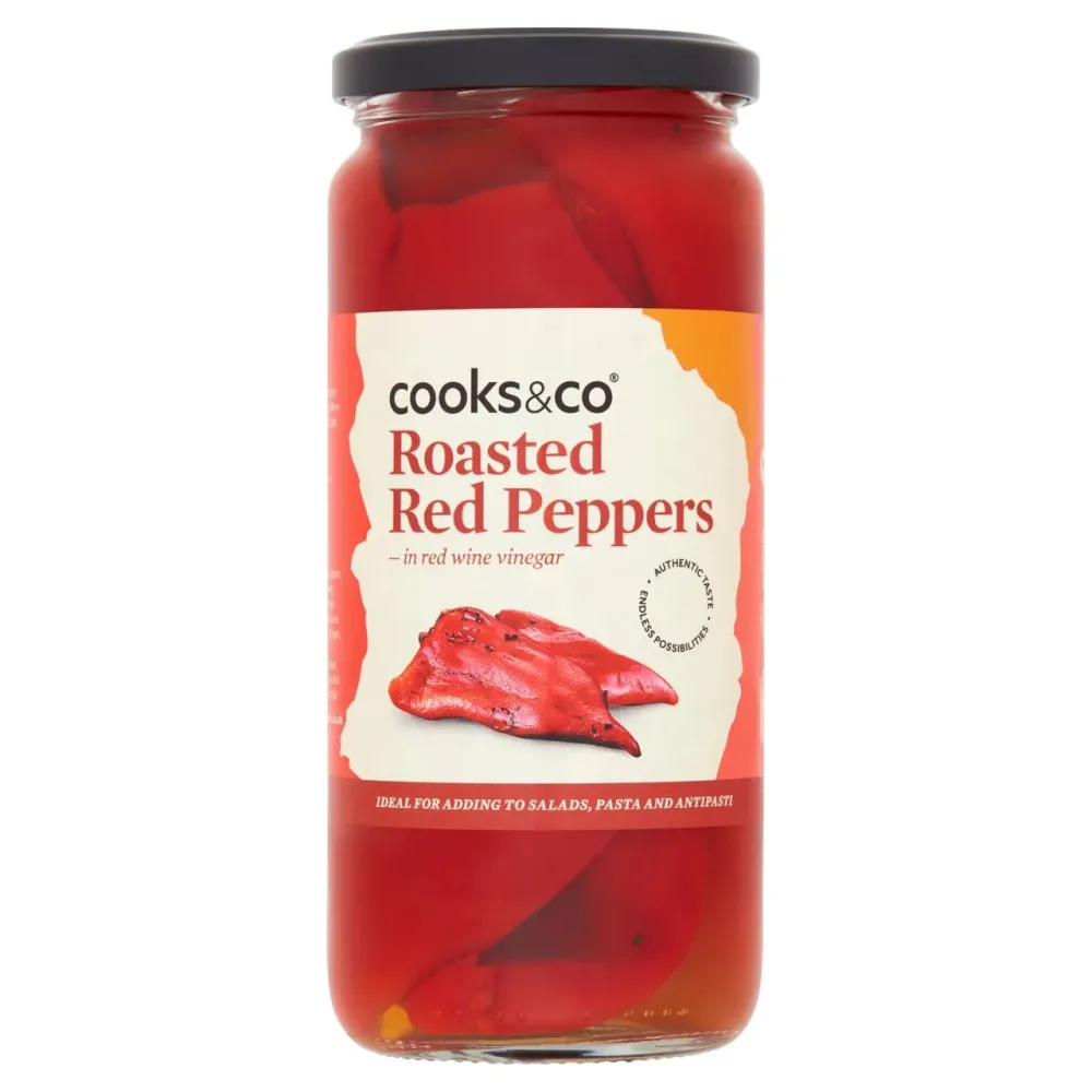 Cooks & Co Peperoni Rossi Arrostiti 460g