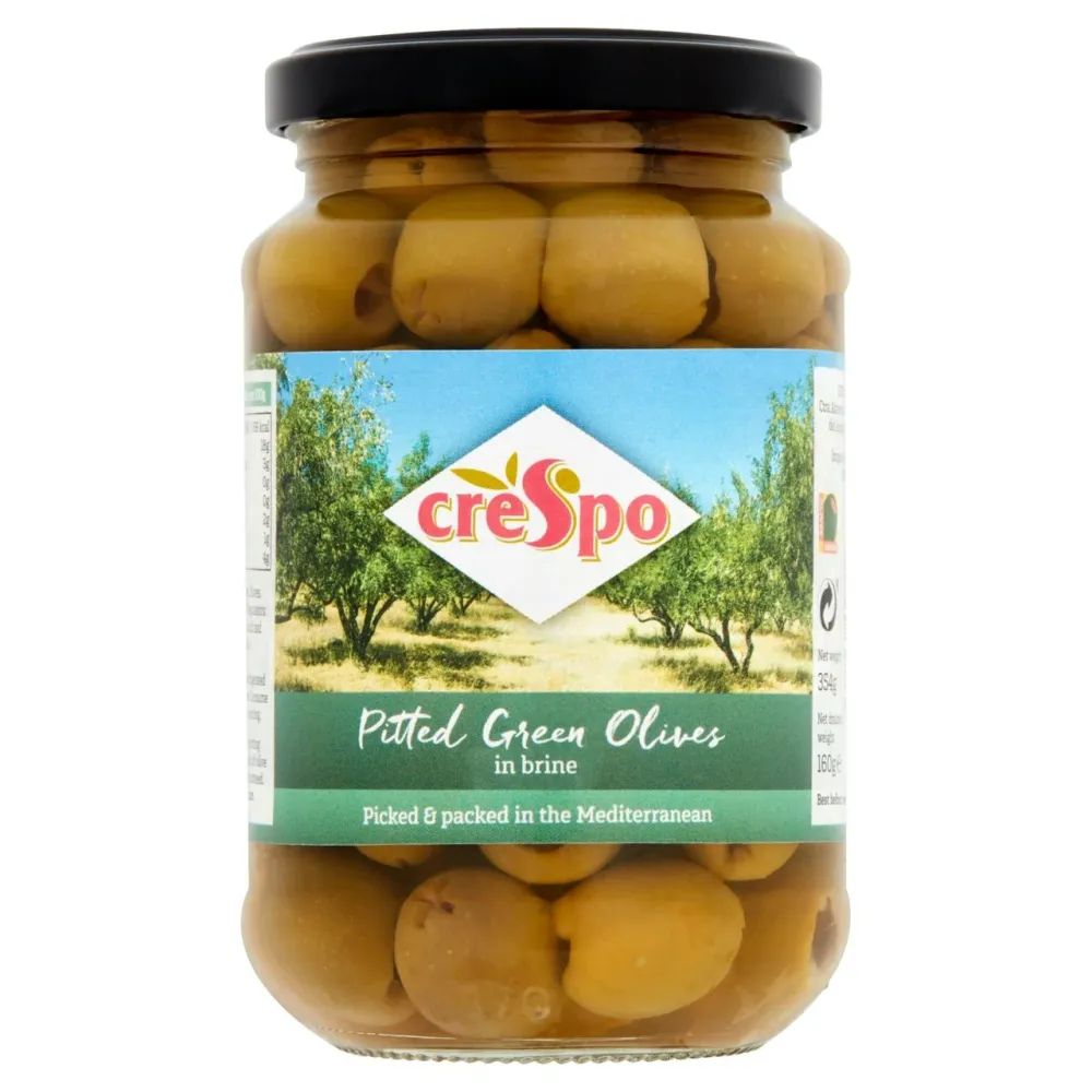 Crespo Olive Verdi Denocciolate 354g