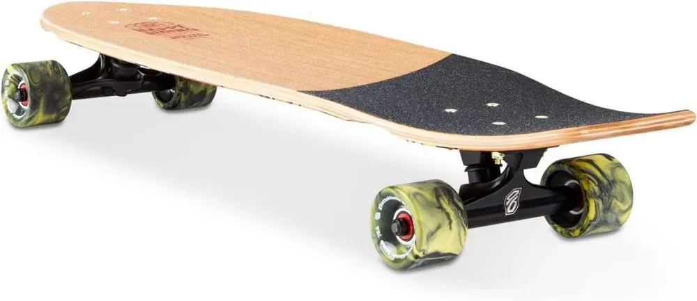 Cruiser Skateboard GHETTOBLASTER CRUISER GEROGLIFIC FISHTAIL TEAK 30" 9"