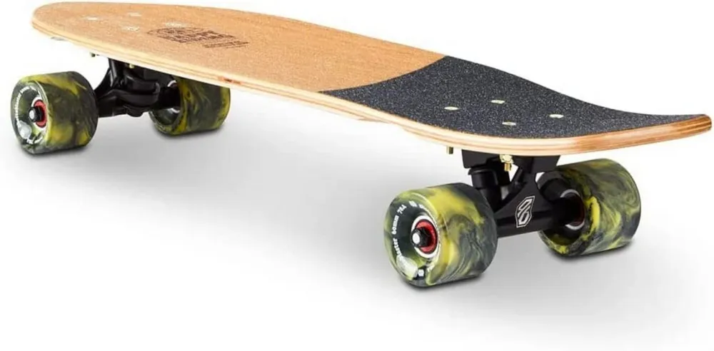 Cruiser Skateboard GHETTOBLASTER CRUISER GEROGLIFIC TEAK 26" 7,25"