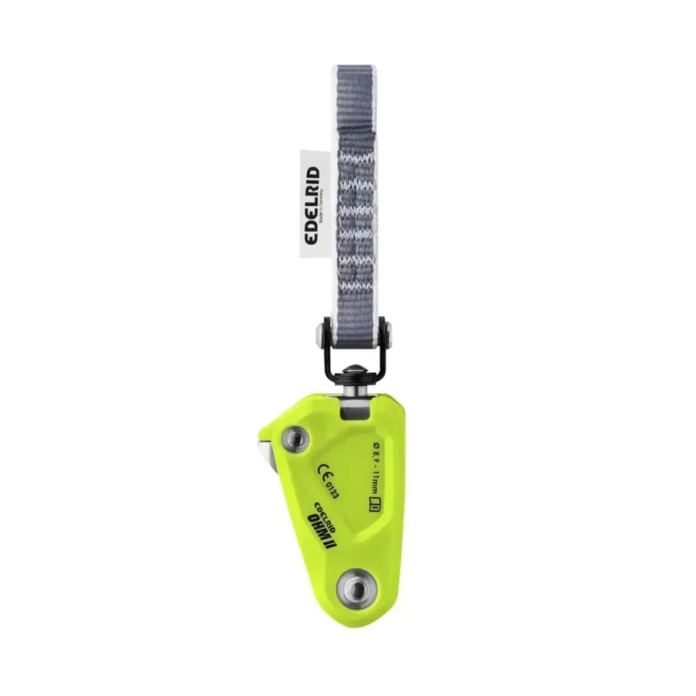 Il dispositivo di resistenza di frenatura di Edelrid ohm assiste i lettori più leggeri verdi