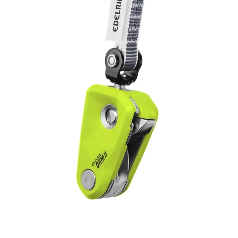 Il dispositivo di resistenza di frenatura di Edelrid ohm assiste i lettori più leggeri verdi
